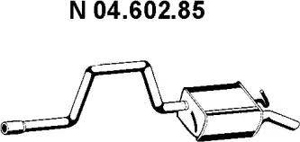 Eberspächer 04.602.85 - End Silencer motal.fi