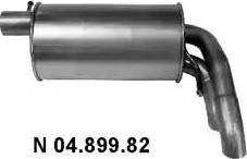 Eberspächer 04.899.82 - End Silencer motal.fi