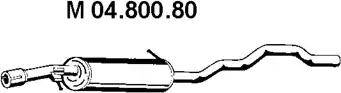 Eberspächer 04.800.80 - Middle Silencer motal.fi