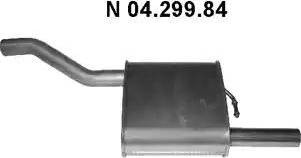 Eberspächer 04.299.84 - End Silencer motal.fi