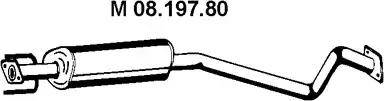 Eberspächer 08.197.80 - Middle Silencer motal.fi