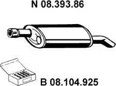 Eberspächer 08.393.86 - End Silencer motal.fi