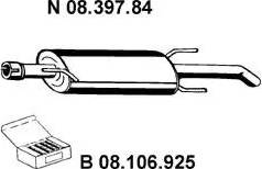 Eberspächer 08.397.84 - End Silencer motal.fi