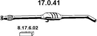 Eberspächer 17.0.41 - Front Silencer motal.fi