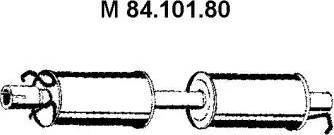 Eberspächer 84.101.80 - Middle Silencer motal.fi