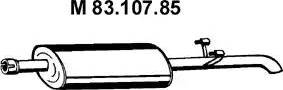 Eberspächer 83.107.85 - Middle Silencer motal.fi