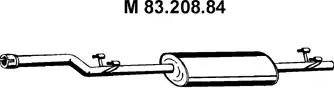 Eberspächer 83.208.84 - Middle Silencer motal.fi