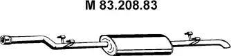 Eberspächer 83.208.83 - Middle Silencer motal.fi