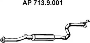 Eberspächer 713.9.001 - Middle Silencer motal.fi