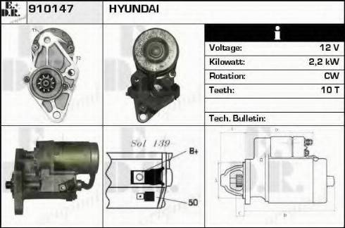 EDR 910147 - Starter motal.fi