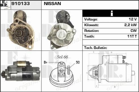 EDR 910133 - Starter motal.fi