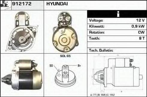 EDR 912172 - Starter motal.fi