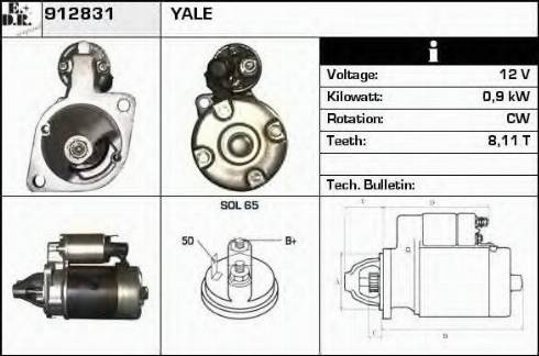 EDR 912831 - Starter motal.fi