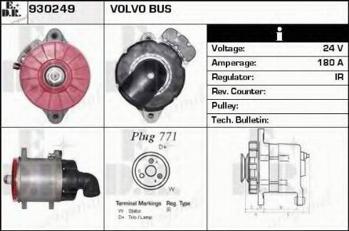 EDR 930249 - Alternator motal.fi