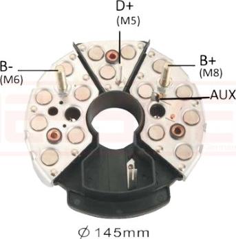 ERA 215936 - Rectifier, alternator motal.fi