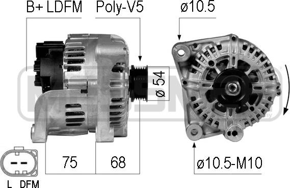 ERA 210736A - Alternator motal.fi