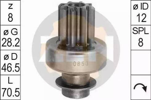 ERA 225381 - Pinion, bendix, starter motal.fi