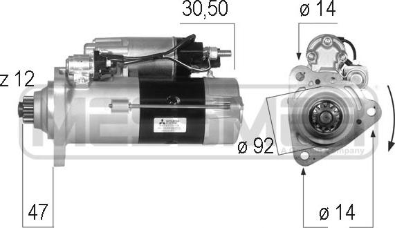 ERA 220575 - Starter motal.fi