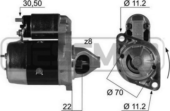 ERA 220198R - Starter motal.fi