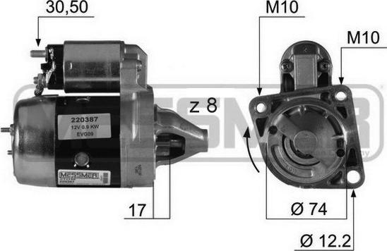 ERA 220387 - Starter motal.fi