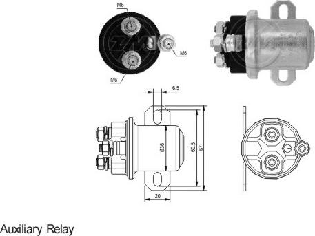 ERA ZM3409 - Solenoid Switch, starter motal.fi