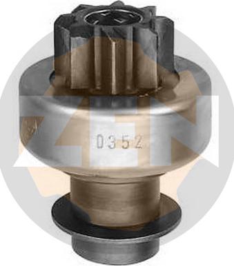 ERA ZN0352 - Pinion, bendix, starter motal.fi