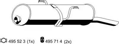 ERNST 500227 - End Silencer motal.fi