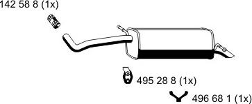 ERNST 645041 - End Silencer motal.fi