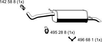 ERNST 645126 - End Silencer motal.fi