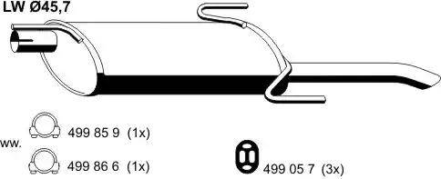 ERNST 042291 - End Silencer motal.fi