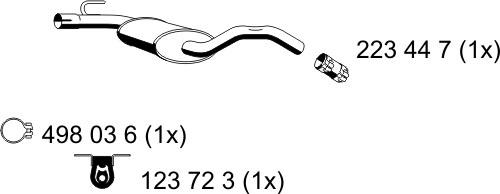 ERNST 142137 - Middle Silencer motal.fi