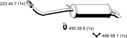 ERNST 111263 - End Silencer motal.fi