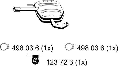 ERNST 133036 - Middle Silencer motal.fi