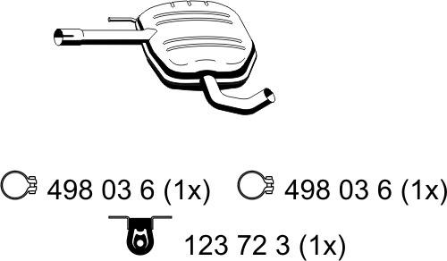 ERNST 133159 - Middle Silencer motal.fi