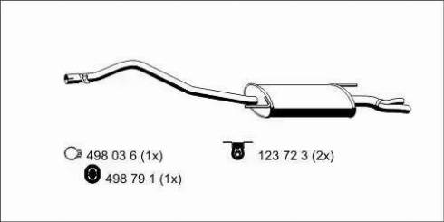 ERNST 176255 - End Silencer motal.fi