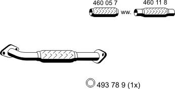 ERNST 344401 - Exhaust Pipe motal.fi