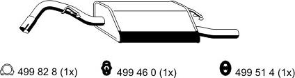 ERNST 342193 - End Silencer motal.fi