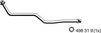 ERNST 353403 - Exhaust Pipe motal.fi