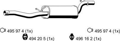 ERNST 313131 - Middle Silencer motal.fi