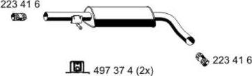 ERNST 202046 - Middle Silencer motal.fi