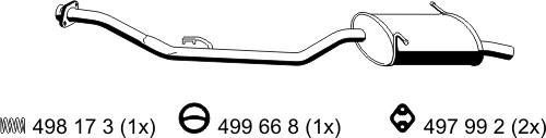 ERNST 283168 - End Silencer motal.fi