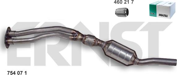 ERNST 754071 - Catalytic Converter motal.fi