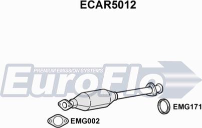 EuroFlo ECAR5012 - Catalytic Converter motal.fi