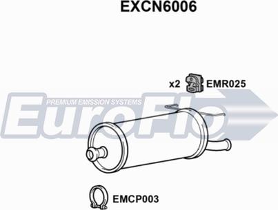 EuroFlo EXCN6006 - End Silencer motal.fi