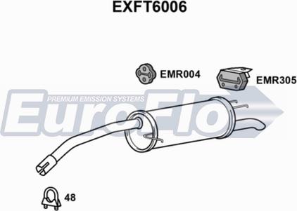 EuroFlo EXFT6006 - End Silencer motal.fi