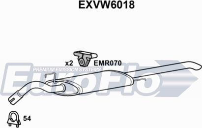 EuroFlo EXVW6018 - End Silencer motal.fi