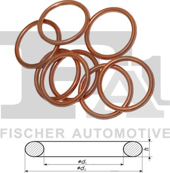 FA1 253.550.010 - Seal Ring, oil drain plug motal.fi