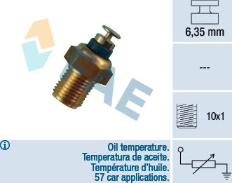 FAE 32200 - Sensor, oil temperature motal.fi