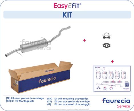 Faurecia FS30453 - Middle Silencer motal.fi