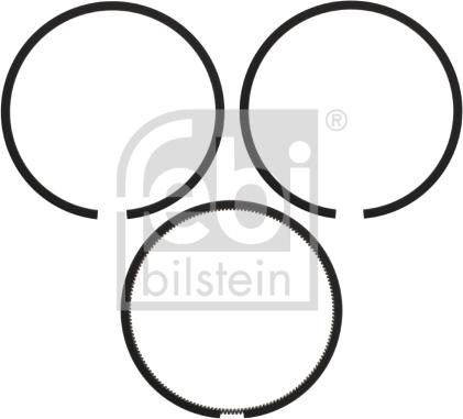 Febi Bilstein 35718 - Piston Ring Set, compressor motal.fi